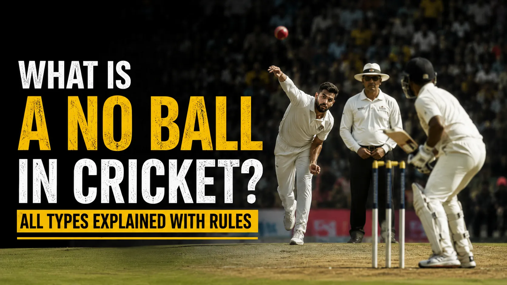 No Ball in Cricket: Meaning, Rules & All Types Explained